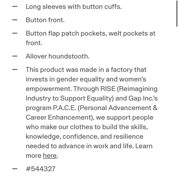 NEW Gap wool houndstooth trucker jacket Medium - Picture 6 of 16